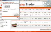 dealer trader web application add to watch list page